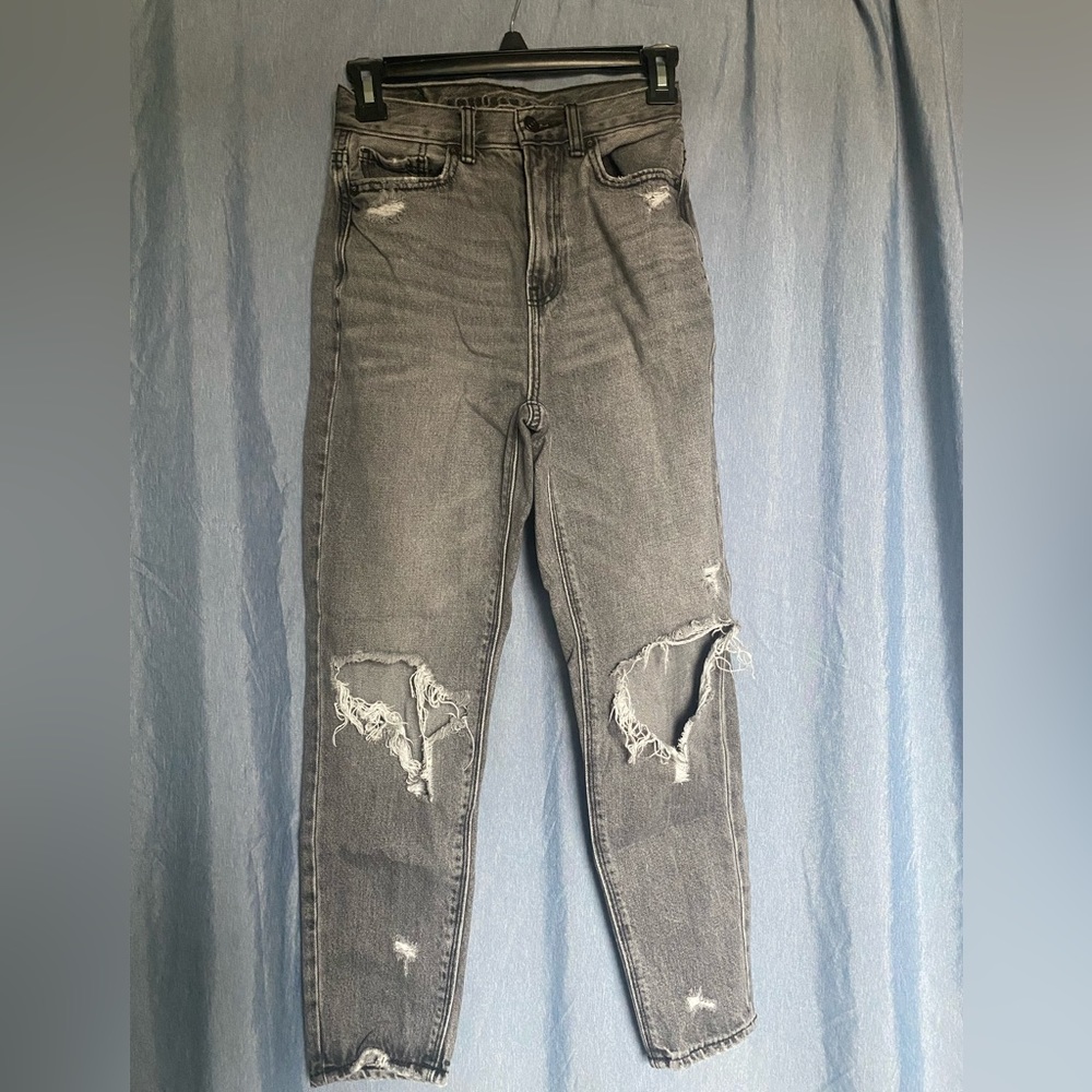 🌺 2 FOR $20 American Eagle Black Mom Jeans 00Short